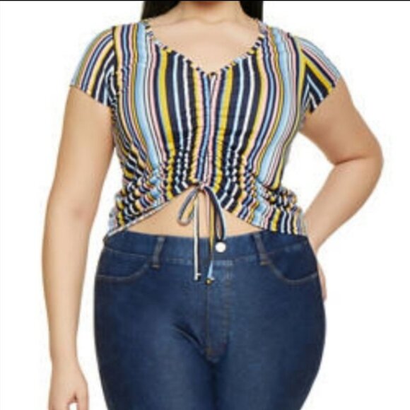 Drawstring Top - Picture 1 of 3
